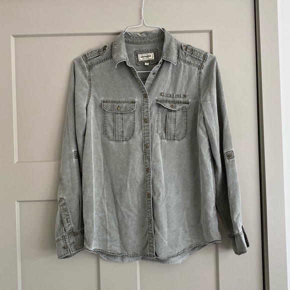 Express Soft Military Twill Shirt - Picture 2 of 2